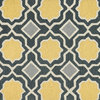 Loloi Weston Collection Rug, Charcoal and Gold, 3'6"x5'6"