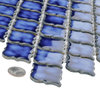 Hudson Tangier Mosaic Floor and Wall Tile, Sapphire