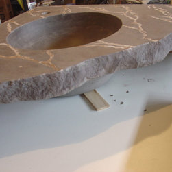 Custom Integral Concrete Sink - Bathroom Sinks