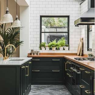 75 Beautiful Marble Floor Kitchen With Black Cabinets Pictures Ideas October 2020 Houzz,Furnishing A New Home Cost
