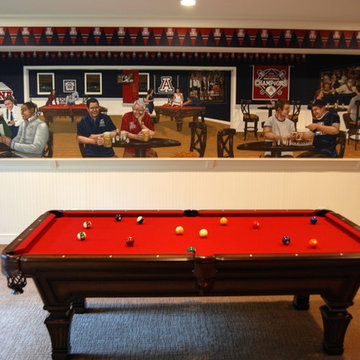 University of Arizona Sports Bar themed Mural by Tom Taylor of Wow Effects
