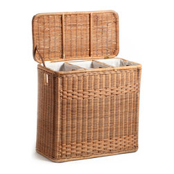 3-Compartment Laundry Hamper - Hampers