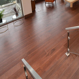 Bright Space & Distressed Floors - Hardwood Flooring