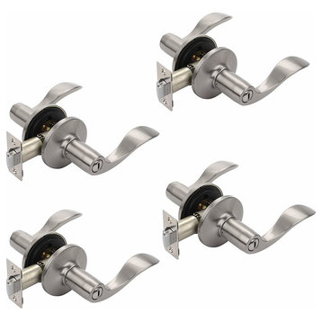 Dynasty Hardware CONTRACTOR Pack Heritage Lever Privacy Lever- 4 Pack