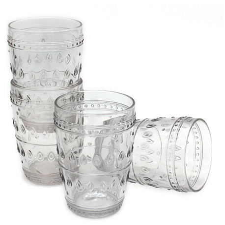 Fez Glass Hi-Ball Set of 4, Clear