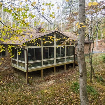 Deck to Sunroom Addition - Hendersonville, NC
