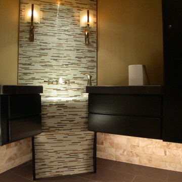 Wexford's contemporary Glass tiled Sink
