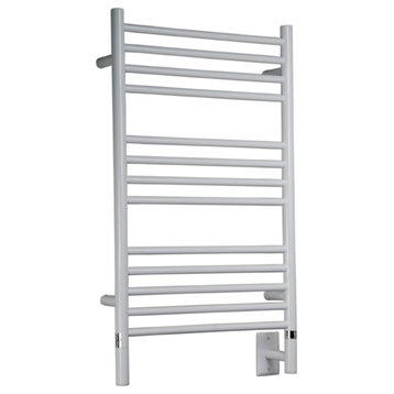 Jeeves C-Straight Towel Warmer, White