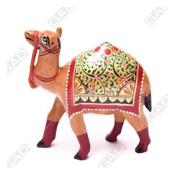 ROYAL PACHYDERM WOODEN CAMEL - Decorative Objects And Figurines