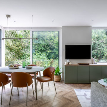 Dining area looking towards park