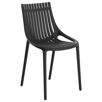 Ibiza Chair Set of 4 Basic/Injection, Black