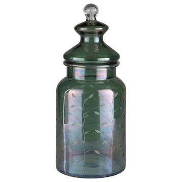 Lilt Small Decorative Jar by Surya, Glass