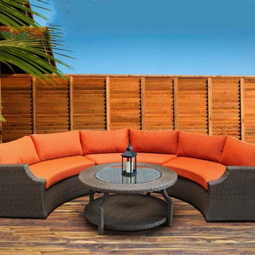 Hampton 4 Piece Outdoor Round Sofa Set