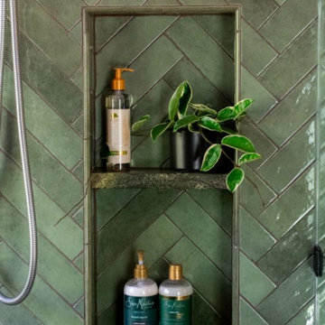 Rainforest-Inspired Bathroom Remodel