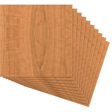 15 .75"Wx15 .75"Hx.25"T Wood Hobby Boards, Cherry, 10-Pack