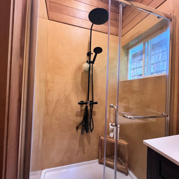 Tadelakt Shower - Van Zandt, WA