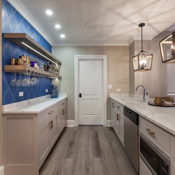 Basement Recreation and Bathroom Remodel in Hinsdale, Illinois