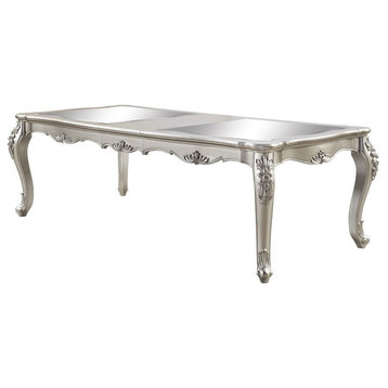 Acme Bently Dining Table, Champagne Finish