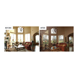 Side by Side Shots - Window Treatments