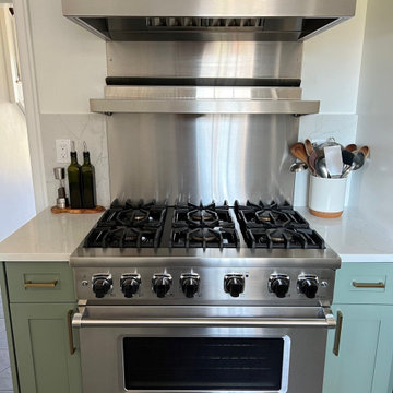 KITCHEN Meridian Kessler Two Tone Green and White Transitional by CCG, Inc.