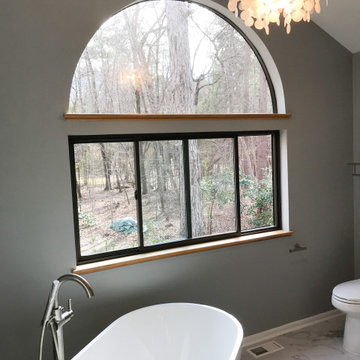 Modern Marble Master Bath