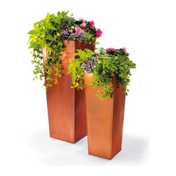 Copper Planter - Outdoor Pots And Planters
