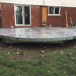 Circular Paverdeck - Landscaping Stones And Pavers