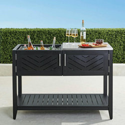 Westport Kitchen Aluminum Console - Outdoor Bar Furniture