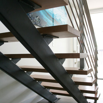 MILK Design Miami Style Staircase & Damen Railings