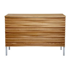 Wave 3 Drawer Chest, Oak