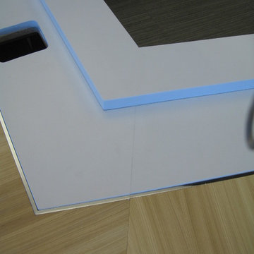 Mitered Quartz Boardroom Table