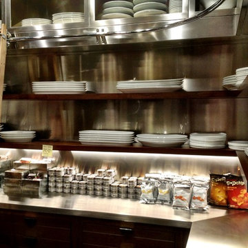 Walnut/Stainless Steel Pantry