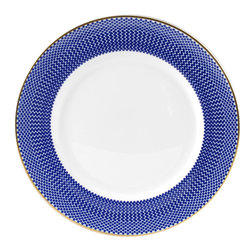 The New English - The New English Benday Cobalt Bread Plate - Dinner Plates