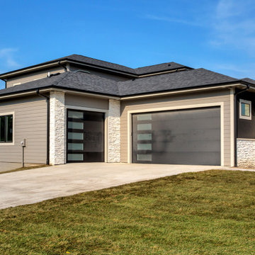 1 1/2 Story Moern Prairie Plan #66118