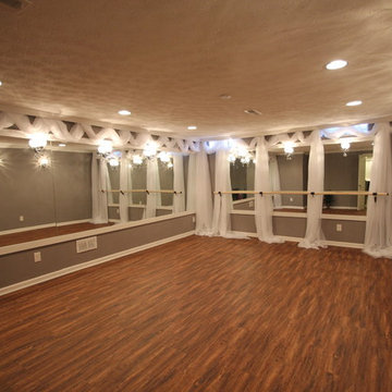 Avon Lake Basement Remodel with Dance Studio