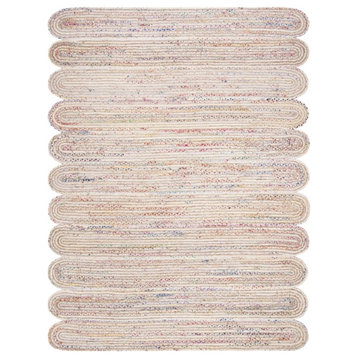 Safavieh Cape Cod 8' x 10' Hand Woven Jute Rug in Ivory and Natural