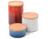 Le Creuset Patriotic Color Stoneware 3 Piece Canister with Wooden Lid Set