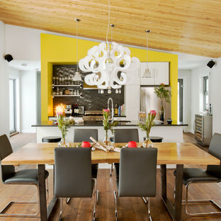 Offenes Modernes Esszimmer in Montreal