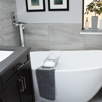 BATHROOM RENOVATIONS, BEFORE & AFTER PHOTOS.