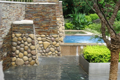 Photo of a contemporary landscaping in Orange County.