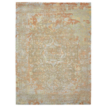 Oriental Rug Sadraa 11'9"x8'6" Hand Knotted Carpet