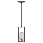 Hinkley Lighting - Hinkley Lighting Ana 1-Light Indoor Small Pendant, Black/Clear Crystal, 38257BX - Ana embodies modern elegance. Faceted heavy cut crystal shades gleam against a Black Oxide or Heritage Brass finish. Like a piece of statement-making jewelry, Ana is the signature finishing touch in any setting.