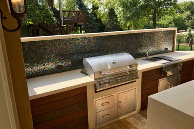 Example of a trendy home design design in Kansas City