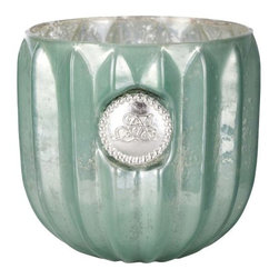Lene Bjerre Dante Tea Light Large Green - Candle Holders & Candelabra
