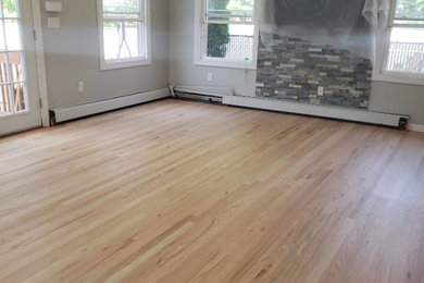 Floors Refinished in a renovation.
