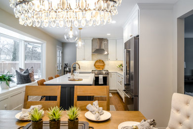 Inspiration for a transitional kitchen remodel in Minneapolis