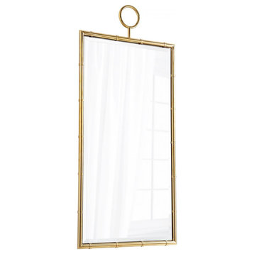 Golden Image Mirror, Brass, Iron, Wood, Mirrored Glass, 61.25"H (8589 M6M3U)