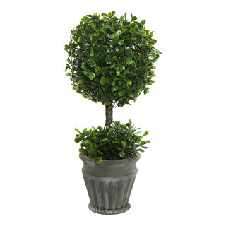 20 Artificial Boxwood Topiary Serene Spaces Living