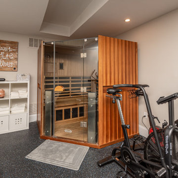 Luxury Finished Basement Remodel | Buckingham, PA