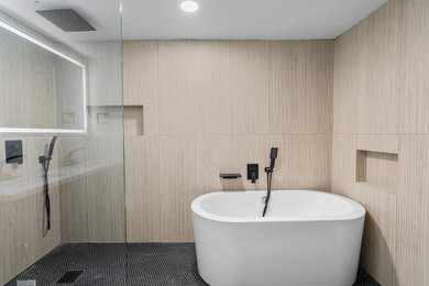 Example of a 1960s bathroom design